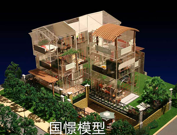 马尔康市建筑模型