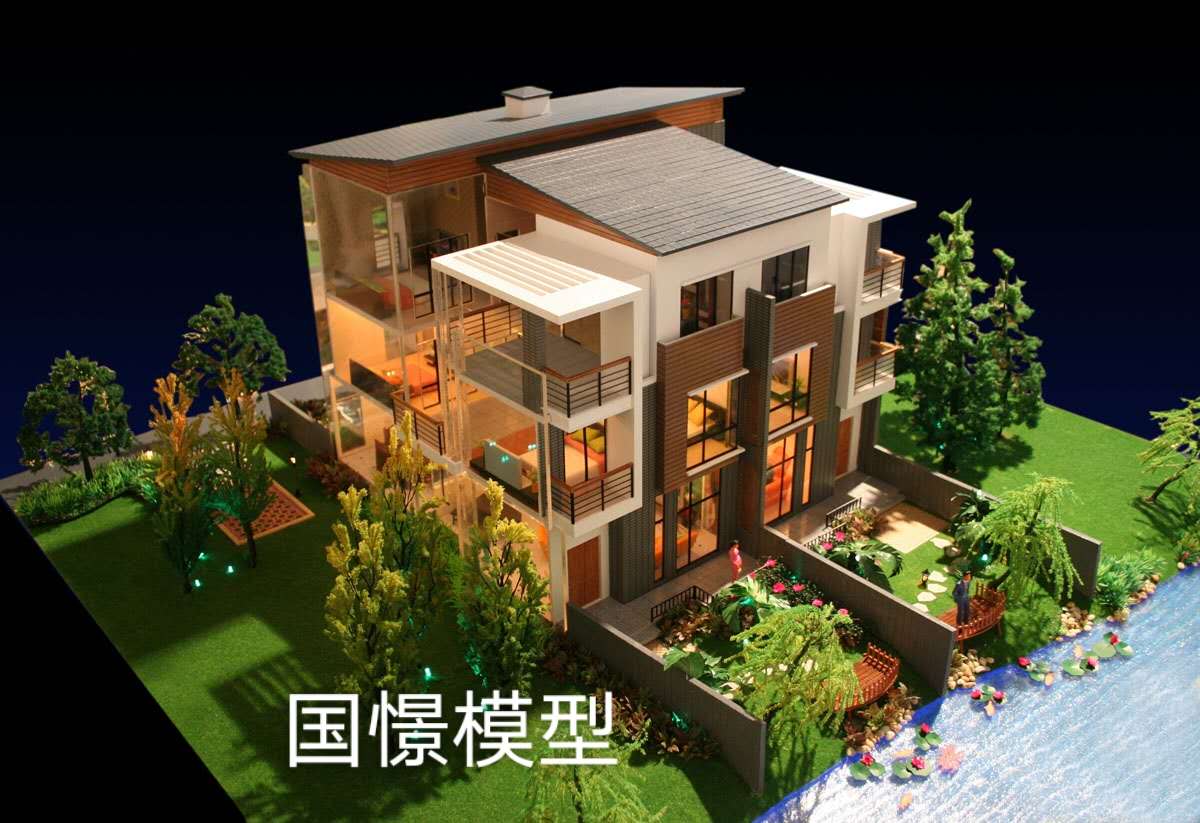 马尔康市建筑模型